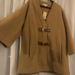 NWT Michael Kors wool poncho cardigan